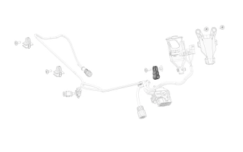 Stark Future Uchwyt przewodów ramy Górny Stark Varg MX 1.2, MX 1.0