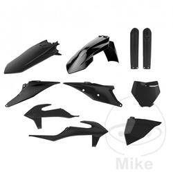 POLISPORT Kompletny zestaw plastików KTM SX / SX-F / XC / XC-F '19-'22 kolor czarny