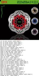 NG Tarcza hamulcowa przód DAELIM 125 00-08 / PEUGEOT 125 SUM 09-12