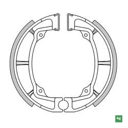 Szczęki hamulcowe Kawasaki KDX 250 79-84 / KL 250 78-79 / KLF 220 88-02 / KLF 185 BAYOU 86-88 / KLF 250 BAYOU 03-11 / KLT 200/250 83-85 / KX 250 75-81 / KX 420 80-81  Newfren