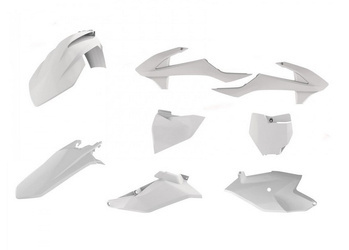 Komplet plastików KTM SX 85 '18-'23 Polisport biały