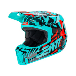 Kask Leatt Kit 3.5 kolor turkusowy, czarny, czerwony