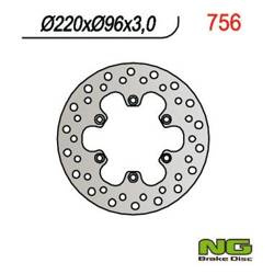 NG Tarcza hamulcowa przód KAWASAKI KX 80 84-00 / KX 85 01-16 / KX 100 06-16