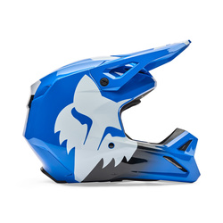 Kask cross Fox V1 Shield  niebieski