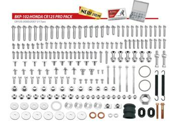 Accel / Komplet śrub / Honda CR 125 '00-'07 / Kolor czarny