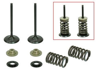 Zawory ssące [komplet zaworów + sprężyny + podkładki][stalowe] Kawasaki KXF 250 '07-'10  (MX-09515I) (31X4,47X79,3MM)