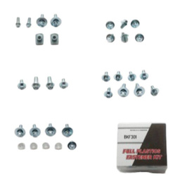 Accel / Komplet śrub do plastików / Kawasaki KXF 250 [17-20] / KXF 450 [16-20] / Kolor czarny