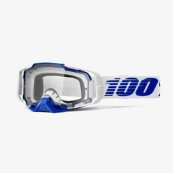 Gogle cross 100 Procent Armega kolor niebieski z przeźroczystą szybką