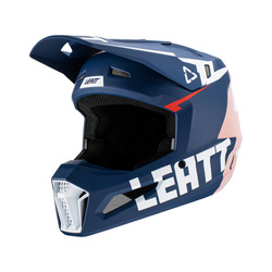 Kask Leatt Kit 3.5 kolor niebieski, biały, czerwony