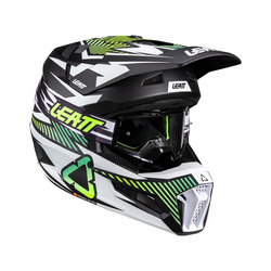 Kask cross z goglami LEATT Kit Moto 3.5 Storm kolor zielony