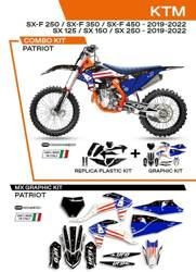UFO Komplet plastików + okleina KTM SX/SXF 125/150/250/350/450 19-22