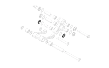 Stark Future Pierścień uszczelniający łożyska wahacza / amortyzatora [1 szt] Stark Varg SM, EX, MX 1.2, MX 1.0