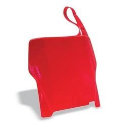 Plastron UFO / Pole Numerowe Przód Honda CRF 250R '08-'09 kolor czerwony