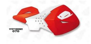 Osłony Dłoni UFO Handbary ESCALADE w kolorze Białym (z Mocowaniami 22mm)