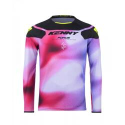 Kenny Racing Bluza cross FORCE FOG NEON YELLOW kolor różowy,biały,czarny
