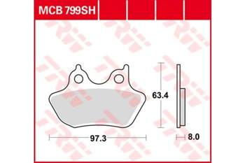 TRW Klocki hamulcowe KH434 HARLEY DAVIDSON TYŁ