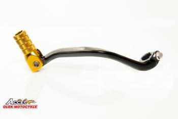 Accel Dźwignia Zmiany Biegów Aluminiowa / Suzuki RM 250 '89-'08 / Czarna / Złota