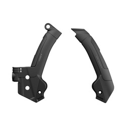 Osłony ramy Husqvarna FC / TC / FX / TX '23-'24 / TE / FE '24 Polisport czarny