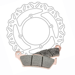 Zestaw: Klocki hamulcowe przód + tarcza Moto-Master 260 mm ['91–'25] KTM / Husqvarna / GasGas