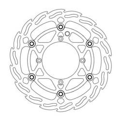 Moto-Master Tarcza hamulcowa pływająca przód KTM SX 85 11- / 250/350 FREERIDE 14- HUSQVARNA TC85