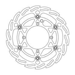 Moto-Master Tarcza hamulcowa pływająca przód KTM SX 85 11- / 250/350 FREERIDE 14- HUSQVARNA TC85