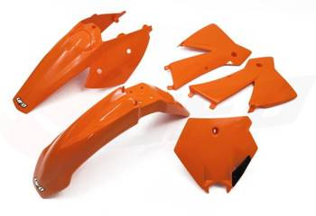 Komplet Plastików UFO dla KTM SX / EXC '03-'04 kolor pomarańczowy