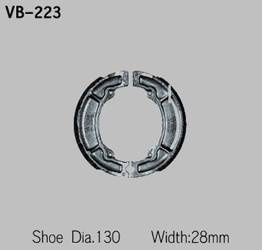 Vesrah Szczęki hamulcowe YAMAHA XT 350 85-91 / TT 350 83-93 / TT 600 83-92