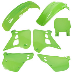 Komplet plastików Kawasaki KX 125 '90-'91 Polisport zielony