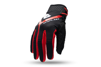 Rękawice HAYES Cross kolor czarny / czerwony UFO