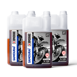 3x Ipone SAMOURAI Racing 2T Truskawka 1L Olej do mieszanki