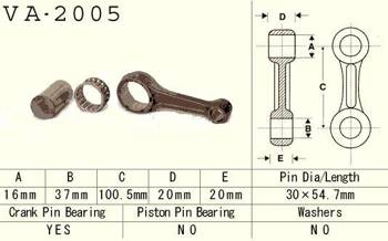 Vesrah Korbowód YAMAHA YFM/YFB 225 83-04 / XT 225