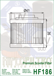 Hiflo filtr oleju HF 186 Aprilia SCARABEO 125 / 200