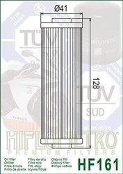 Hiflo filtr oleju HF 161 BMW R 45 / 60 / 65 / 80 / 100