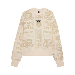 Bluza Fox Lady Circa 74 Oversized Fleece Crew Off biały