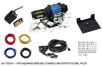 Nachman Wyciągarka 2500LBS (1134KG) LINA SYNTETYCZNA 4.8MM X 10M / PILOT