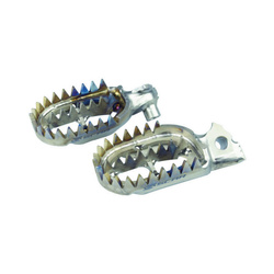 SCAR Podnóżki tytanowe (pegi) GRIPPER Beta 125 / 250 / 300 / 390 / 480 RR '20-'25 kolor tytanowy