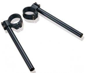 Accel/ Kierownica Dwuczęściowa Street Clip-On/ Uchwyt [52mm]/ Kolor Czarny