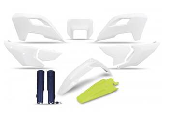 Komplet plastików UFO dla Husqvarna TE 150 / 250 / 300 '24, FE 250 / 350 / 450 / 501 '24 kolor biały