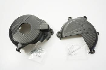 Osłony pokrywy alternatora oraz sprzęgła Suzuki DRZ 400 00-23 Polisport