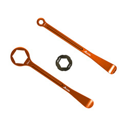 Accel Pomarańczowy komplet łyżek do opon/klucze oczkowe [32/22/12/10mm]