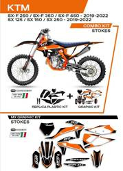 UFO Komplet plastików + okleina KTM SX/SXF 125/150/250/350/450 19-22