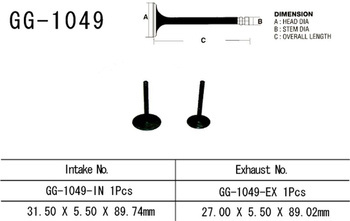 Vesrah Zawór ssący HONDA CRF 230 03-20
