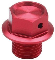 Magnetyczna śruba spustu oleju ZETA M10x15-1.5 czerwona