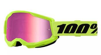 100 Procent Gogle STRATA 2 kolor żółty kolor szyby różowy sezon 2023