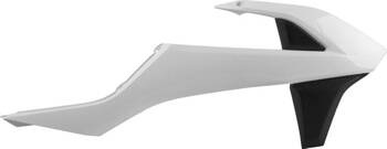 Owiewki chłodnicy KTM SX / SXF '16-'18 / EXC / EXCF '17-'19 Polisport biały/czarny