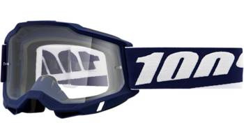 100 Procent FA21 Gogle cross ACCURI 2 MIFFLIN kolor granatowy,biały szyba: przeźroczysta sezon 2023