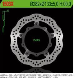 NG Tarcza hamulcowa przód YAMAHA MT-07 / ABS 13-17 / TRACER 700 16-17 / XSR 700 / ABS 16-17