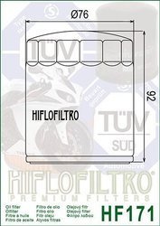 Hiflo filtr oleju HF 171 Harley-Davidson / BUELL NAKR�TKA 17MM (RACING CHROMOWANY)