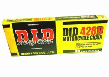 DID Łańcuch 428 D 128 ogniw bez O-Ringów otwarty zapinka