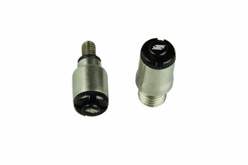 SCAR Odpowietrzniki amortyzatorów WP AERO [M8x1][M4x0,7] kolor czarny